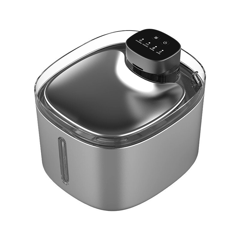 MAS-1009 5L উচ্চ-ক্ষমতার স্টেইনলেস স্টীল স্মার্ট পোষা জলের ফোয়ারা MAS-1009 5L উচ্চ-ক্ষমতার স্টেইনলেস স্টীল স্মার্ট পোষা জলের ফোয়ারা