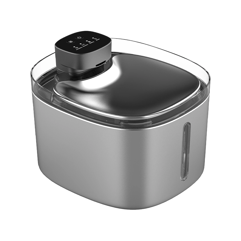 MAS-1009 5L উচ্চ-ক্ষমতার স্টেইনলেস স্টীল স্মার্ট পোষা জলের ফোয়ারা MAS-1009 5L উচ্চ-ক্ষমতার স্টেইনলেস স্টীল স্মার্ট পোষা জলের ফোয়ারা