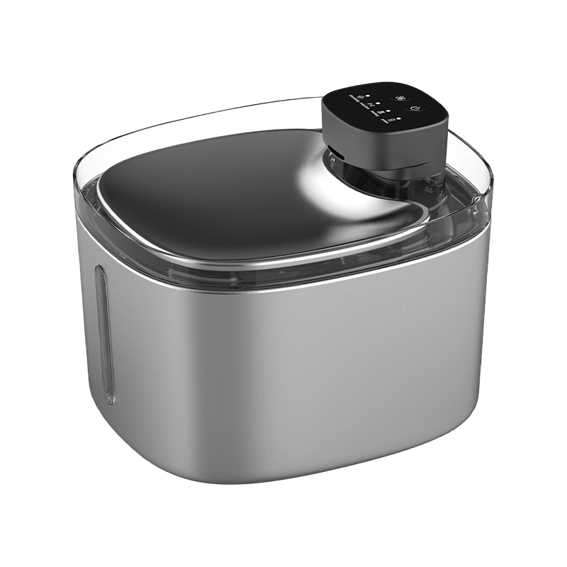 MAS-1009 5L উচ্চ-ক্ষমতার স্টেইনলেস স্টীল স্মার্ট পোষা জলের ফোয়ারা MAS-1009 5L উচ্চ-ক্ষমতার স্টেইনলেস স্টীল স্মার্ট পোষা জলের ফোয়ারা